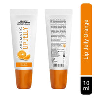 Free Aromatic Lip Jelly Orange, Enriched with Orange Oil (Vitamin C) & Shea Butter, Tinted Lip Balm, Brightening and Moisturizing Dark Lips for Men and Women 10ml - Keya Seth Aromatherapy
