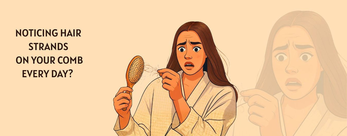 Noticing hair strands on your comb every day? 