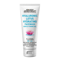 Hyaluronic Lotus Hydrating Facewash, 2 % Pentavitin + Natural Glucoside Foaming, NMFs + Lipids, Skin Barrier Repair, Gentle SLS Free