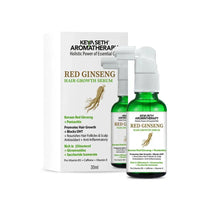 Korean Red Ginseng Hair Growth Serum, Blocks DHT, Pentavitin, Caffeine, Vitamin B5, Hydration, Nourishes Hair Follicles & Scalp, Antioxidant - Keya Seth Aromatherapy