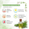 Rosemary Hair Growth Treatment Kit for Dry Hair- Rosemary Hair Serum, Hair Oil, Shampoo, Water Mist to Reduce Itching, Oiliness, Flakes & Hair Fall - Keya Seth Aromatherapy
