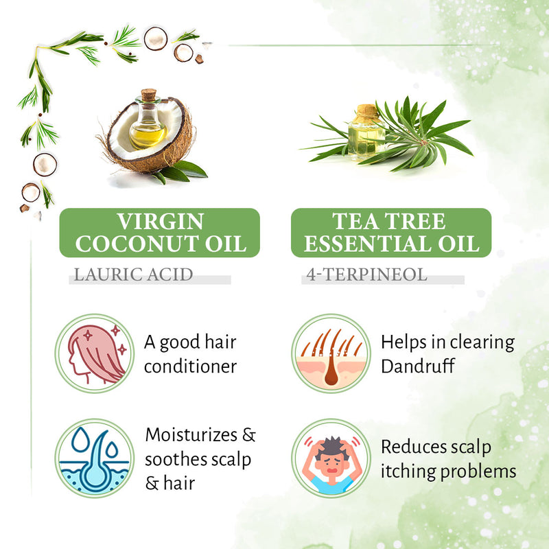 Rosemary Hair Growth Treatment Kit for Dry Hair- Rosemary Hair Serum, Hair Oil, Shampoo, Water Mist to Reduce Itching, Oiliness, Flakes & Hair Fall - Keya Seth Aromatherapy
