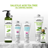 Salicylic Acid Tea Tree Body Wash, BHA + Terpineol, Body Acne & Exfoliation, Natural Glucoside Foaming, Dead Skin Removal, Ichthyol Pale, Vitamin E,B5 - Keya Seth Aromatherapy