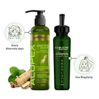 Alopex Absolute & Penta Active Shampoo for Acute Hair Fall & New Hair Growth Treatment Kit  Enriched with Korean Red Ginseng