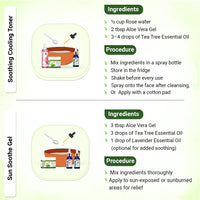 Tea Tree Essential Oil DIY Skincare Kit – Fights Acne, Clears and Tightens Pores, Controls Oil & Redness, Hydrates for Smooth, Blemish-Free Skin - Keya Seth Aromatherapy