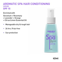 Oily Hair Repair Kit: Lemon & Lavender Shampoo, Jojoba & Rosemary Hair Spa & Aromatic Serum for Balanced, Voluminous & Frizz-Free Hair - Keya Seth Aromatherapy