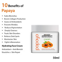 Papaya Skincare Routine for Aging Skin – Facewash, Cream & Body Moist, Scrub, SPF 60 to Cleanse, Exfoliate, Hydrate & Protect - Keya Seth Aromatherapy