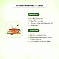 Rosemary Essential Oil DIY Skincare Kit – Rosemary Oil & Aloe-Vera Gel Fights Acne & Anti Aging, Reduces Wrinkles & Redness for Clear, Glowing Skin - Keya Seth Aromatherapy