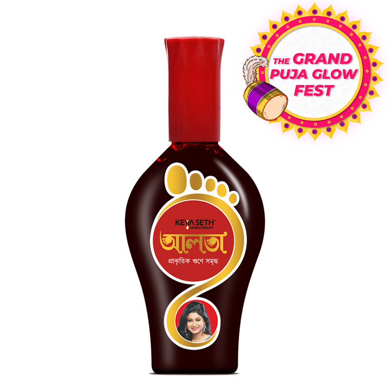 100% Natural Red Aalta Enriched with Floral Pigments, No Side- Effects 95ml - Keya Seth Aromatherapy