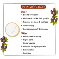 Cold Pressed Pure Castor Oil For Skin & Hair, Rich in Fatty Acid, Vitamin E - Keya Seth Aromatherapy