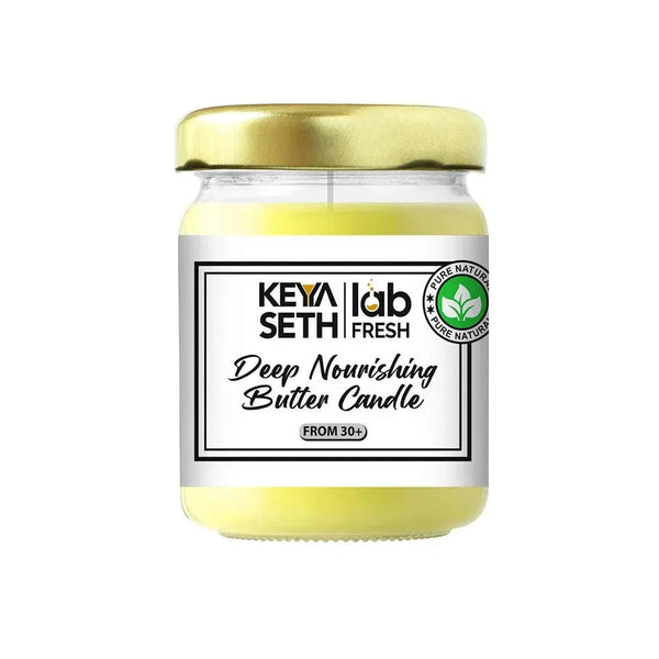 Lab Fresh Deep Nourishing Butter Candle - From 30+ Enriched with Bakuchi & Neroli Oil, Prevents Acne, Wrinkles, Ageing & Dry Skin - Keya Seth Aromatherapy