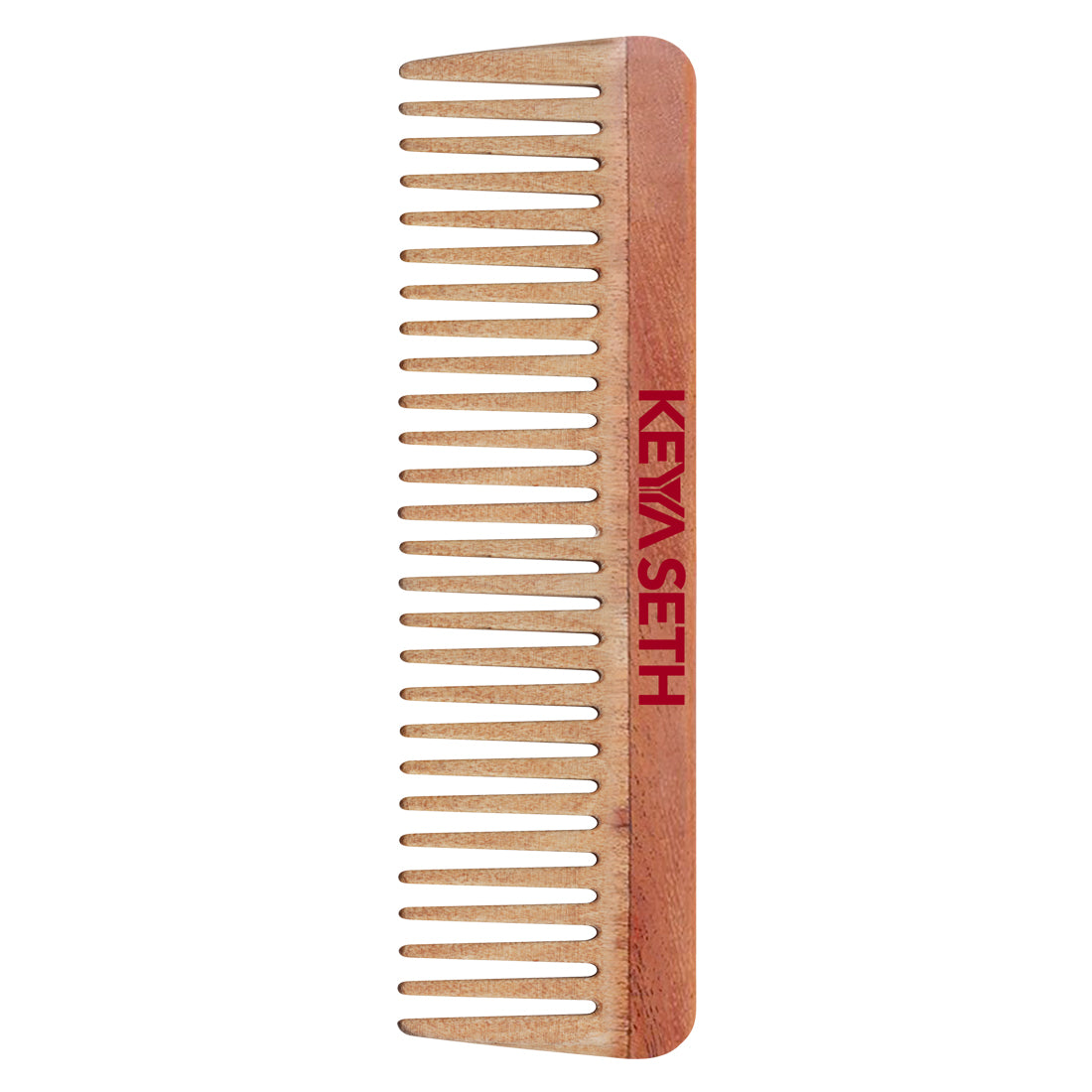 Neem Wooden Comb Wide Tooth for Hair Growth for Men & Women All Purpose Large Size Perfect Hair Setter. - Keya Seth Aromatherapy