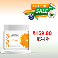Skin Defence Orange Cream- Light Moisturizing, Quick Absorbing, Skin Repairs & Rejuvenation Enriched with Pure Orange Essential Oil and Vitamin C