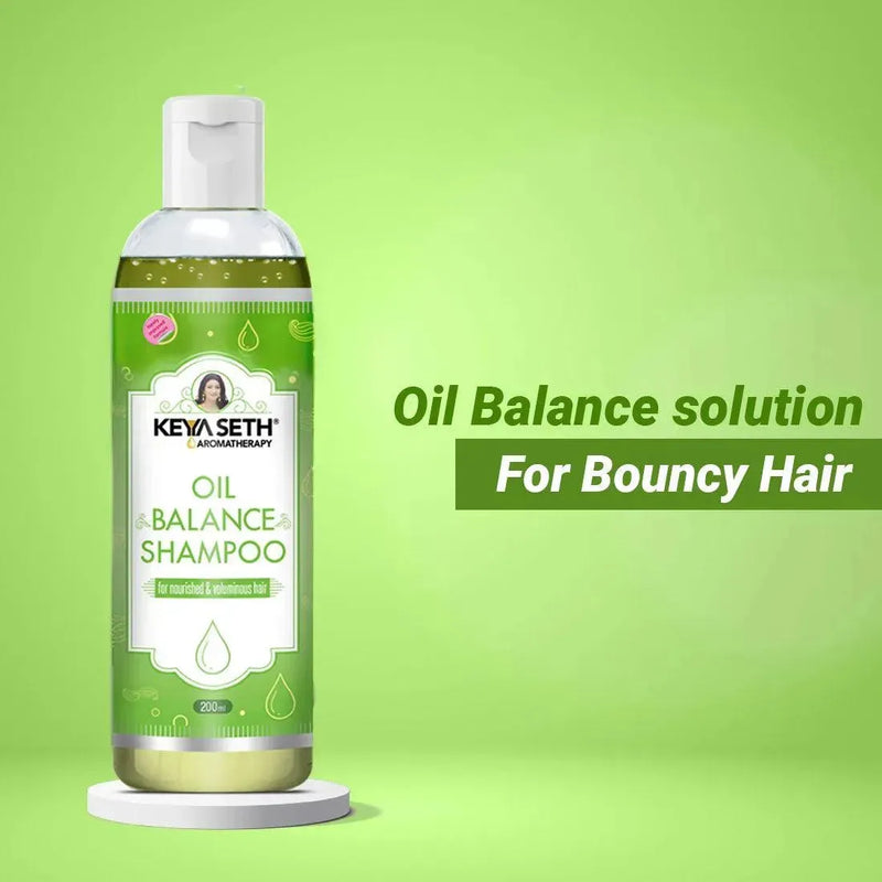 Oil Balance Shampoo for Oily Scalp,Anti-Dandruff,Makes Hair Bouncy & Volume Boost for Thin Hair with Pro -Vitamin B5 & Essential of Lemon & Lavender