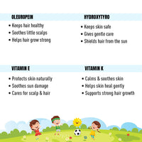 Schoolers Olive Kids & Baby Massage Oil – Soft, Non-Sticky, Light-weight & Quick-Absorbing Skin & Hair Nourishment