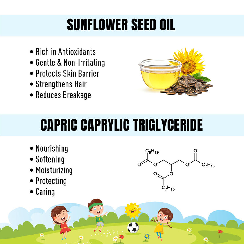 Schoolers Olive Kids & Baby Massage Oil – Soft, Non-Sticky, Light-weight & Quick-Absorbing Skin & Hair Nourishment