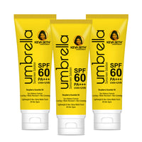 Umbrella Sunscreen Solution SPF 60, Broad Spectrum Protection, No White Cast, Lightweight Matte Finish with Raspberry Oil - Keya Seth Aromatherapy