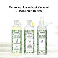 Rosemary Lavender Coconut Body Wash, Glowing Skin Moisturizing & Refreshing, Natural Coconut Derived Foaming + Conditioner, Essential Oil - Keya Seth Aromatherapy