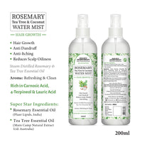 Rosemary Hair Growth Treatment Kit for Dry Hair- Rosemary Hair Serum, Hair Oil, Shampoo, Water Mist to Reduce Itching, Oiliness, Flakes & Hair Fall - Keya Seth Aromatherapy