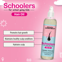 Schoolers Hair Oil for school-going Kids Girl & Boy with Rosemary & Tea Tree Oil –Strengthens & Promotes Hair Growth & Nourishes Hair Follicles - Keya Seth Aromatherapy