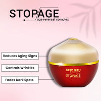 Stopage-Age Reversal Treatment-Control Wrinkles, Rejuvenating, Night Cream for Glowing & Youthful Looking Complexing  with  Goodness of Essential Oil