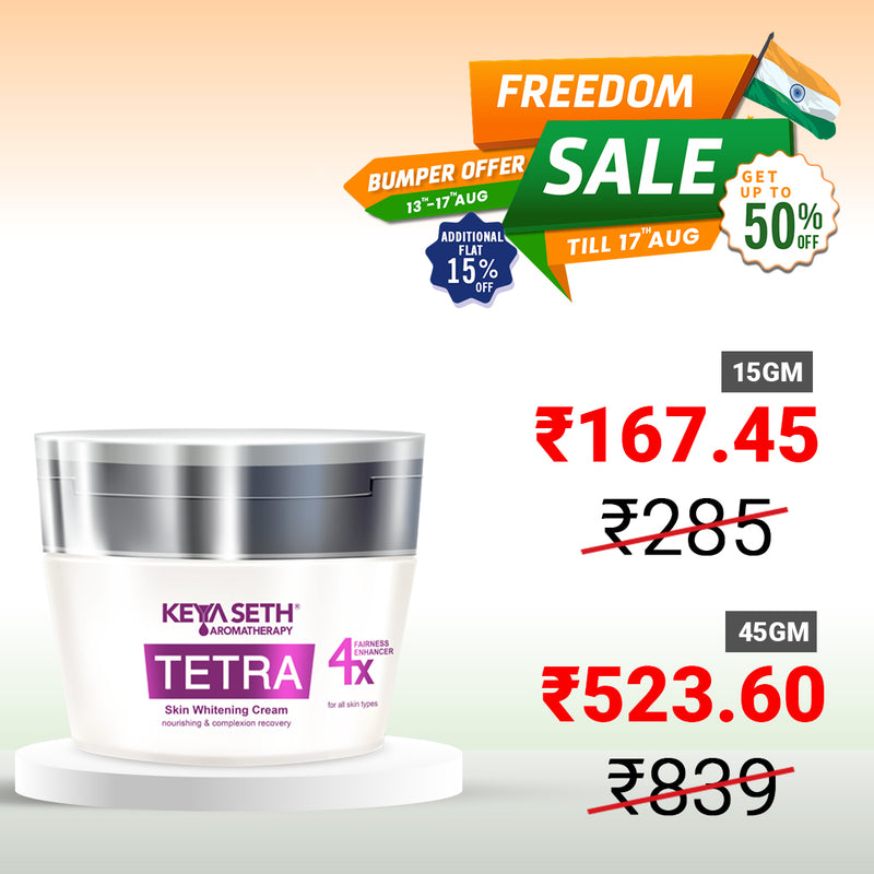 Tetra Skin Whitening Cream, Alpha Arbutin, Niacinamide, Vitamin C, Daisy Extract & Neroli for Radiant Glow & Luminous Complexion, Age Spots & Melasma