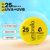 Umbrella Sunscreen Powder SPF 25 with PA+++ UV Protection, Sweat Resistant Formula, Micronized Zinc Oxide for Oily Skin - Keya Seth Aromatherapy