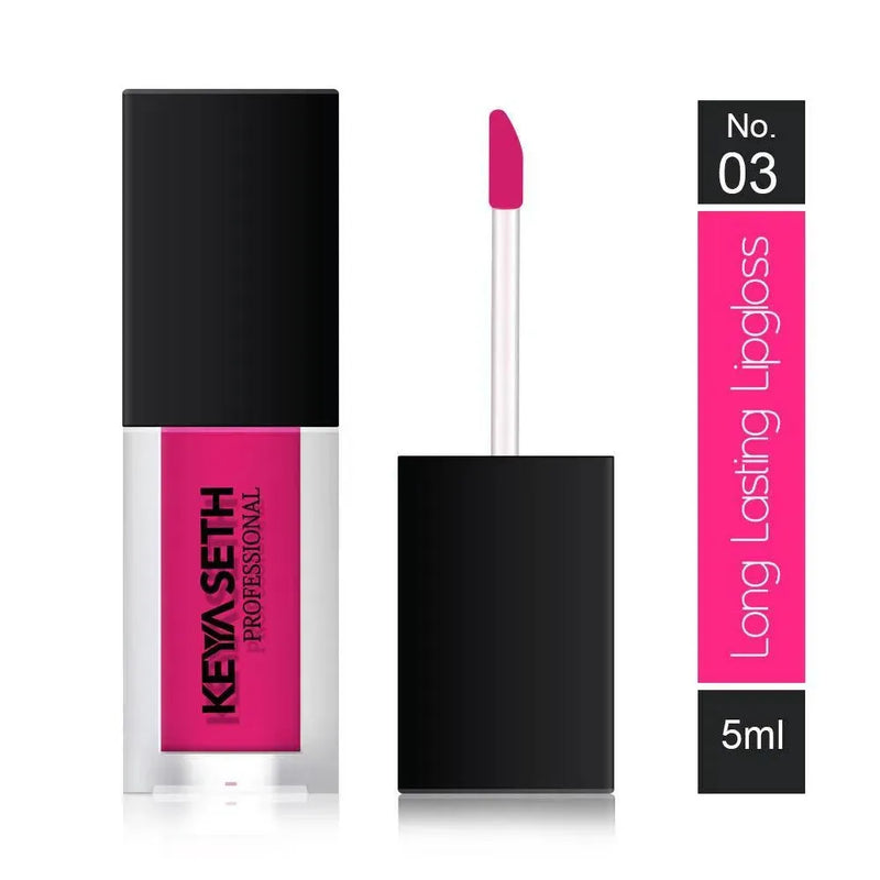 Bright Fuchsia Shade Long Lasting Lipgloss  - 03 - Keya Seth Aromatherapy