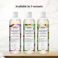 1% Lavender with 99% Coconut Oil - Cold Pressed Virgin Oil, Nourishes, Moisturizes, Promotes Hair Growth & Soothes Scalp Inflammation - Keya Seth Aromatherapy