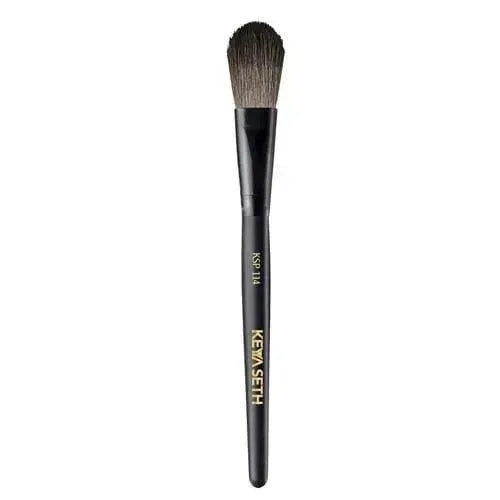 Flat Foundation Brush with Soft & Fine Bristles for Buffing, Stippling, Concealer & Smooth, Even Finish & Flawless Look (KSP-114) - Keya Seth Aromatherapy