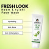 Fresh Look Neem & Tulsi Face Wash, Mild Hydrating Moisturizing Foaming All Skin Types