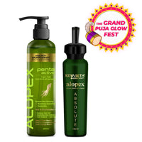 Absolute Hair Growth Serum Treatment Kit–Shampoo & Solution with Biotin, Rosemary & Ginseng - Keya Seth Aromatherapy