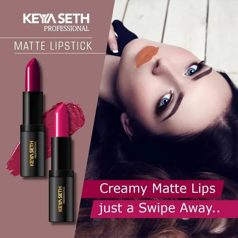 Light Nude Shade Matte Lipstick - 05 - Keya Seth Aromatherapy