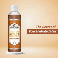 Moisture Boost Shampoo for Dry Dull Frizzy Hair- Makes Hair Shine, Soft, Smooth & Silky with Honey, Milk Protein, Pro -Vitamin B5 for Men & Women