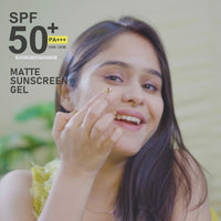 Umbrella Ultra Matte Mineral Sunscreen Gel SPF50 PA+++ Moisturizing, Blue Light Filter, Water-Resistant, Dry Touch, No White Cast, Tinosorb M + Titanium Dioxide - Keya Seth Aromatherapy