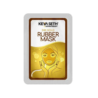 24K Gold Rubber Facial Mask for Brightening & Whitening Enriched with Aloe Vera & Chamomile Extract