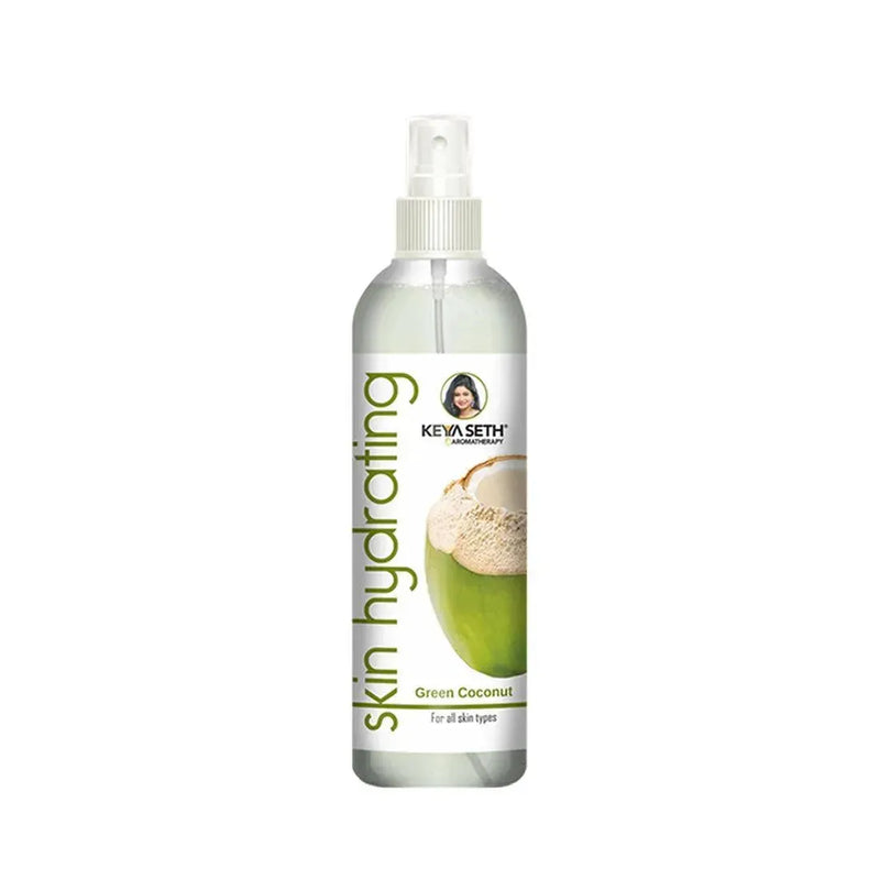 Skin Hydrating Green Coconut Toner, Combination & Dry Skin, Soothing, Antioxidants, Intense Moisture, Coconut Water Extract - Keya Seth Aromatherapy