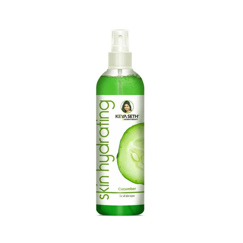 Skin Hydrating Cucumber Toner, Combination & Sensitive Skin Open Pores Tightening, Soothing, Antioxidants, Detox, Alcohol Free - Keya Seth Aromatherapy