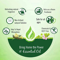 Free Ankush Mosquito & Insect Repellent Spray for Room & Apparel with Citronella, Lemongrass & Eucalyptus Oil Non-Toxic & No DEET Formula -Safe for kids - Keya Seth Aromatherapy
