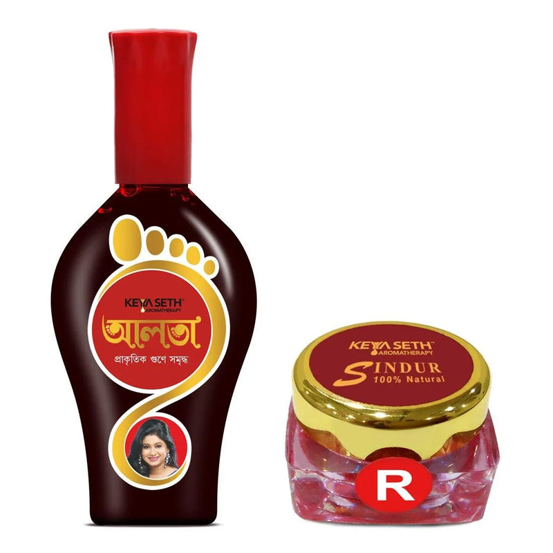 Aromatic Aalta (95mlX1) with 100% Natural Aromatic Jewel Liquid Sindoor Red (3gm X 1)