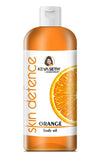 Complete Bath Care Combo with Orange Body wash 200ml + Skin Defence Orange Body Oil 400ml. - Keya Seth Aromatherapy