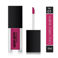 Dark Dusky Pink Shade Long Lasting Lipgloss  - 01