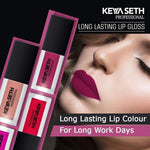 Dark Dusky Pink Shade Long Lasting Lipgloss  - 01