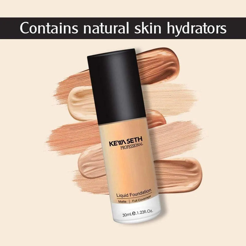 Full Coverage Liquid Matte Foundation-Shade 03 - Keya Seth Aromatherapy