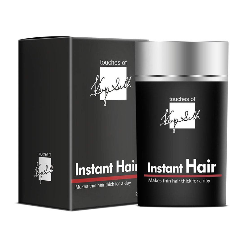 Instant Hair Black- Hair Building Fibers for Thinning, Thickening for Fuller Hair & Hair Loss Concealer