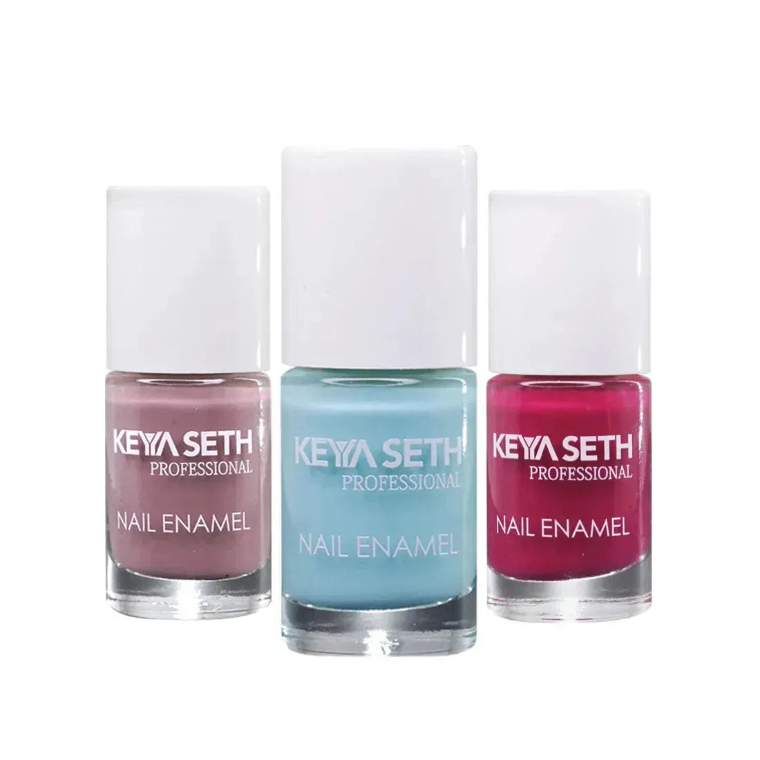 Aquatica + Café Nude + Flamingo Long Wear Nail Enamel Enriched with Vitamin E & Argan Oil - Keya Seth Aromatherapy