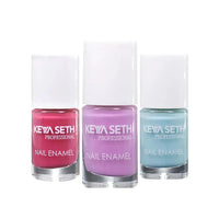 Soothing Pink + Aquatica + Ballerina Long Wear Nail Enamel Enriched with Vitamin E & Argan Oil - Keya Seth Aromatherapy