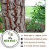 Neem Wooden Comb Wide Tooth for Hair Growth for Men & Women All Purpose Small Size. - Keya Seth Aromatherapy