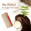 Neem Wooden Comb Wide Tooth for Hair Growth for Men & Women All Purpose Small Size. - Keya Seth Aromatherapy