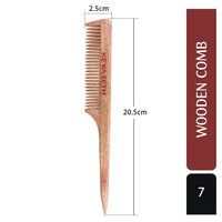 Neem wooden Tail Comb - Keya Seth Aromatherapy